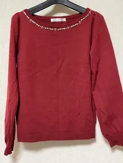 【比較的綺麗です】ニットトップスM No.58