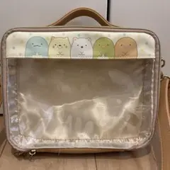 すみっコぐらし バッグ 透明ポケット付き