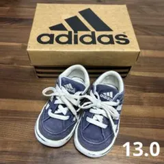 adidas ネイビー スニーカー 13.0