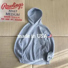 A*I様 90s USA製 Rawlings 無地 リバースウィーブ パーカーのサムネイル