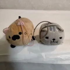 ①ごろねこサミット ぬいぐるみ ②つみあげニャンコマスコットのサムネイル