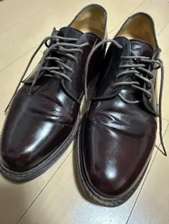 ✨Jalan Sriwijaya 98348シボ革外羽根プレーントゥ UK7.5 Jalan