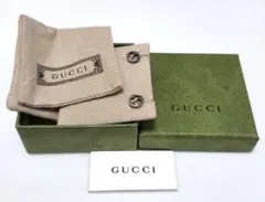 GUCCI グッチ　インターロッキングダブルG　925ピアス　箱付き　42932