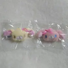 サンリオ シュガーバニーズ　ぬいぐるみチャーム　はなうさ ももうさ