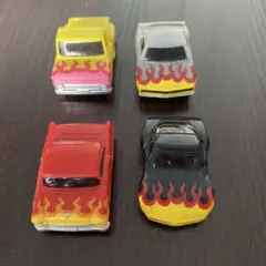 炎デザインミニカー4台セット