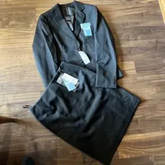 タグ付きレミューAOKI Femmeウォッシャブルスーツ 黒ブラック リクルート