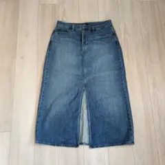 UNIQLO　デニムロングスカート　ウエスト70cm