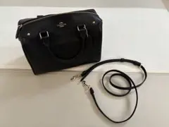 COACH ブラック ショルダーバッグ
