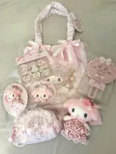 サンリオ マイメロディ マスコット グッズセット 白いちご ショート