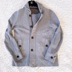 バーバリー ブラックレーベル カーディガン サイズ3 グレー ショールカラー