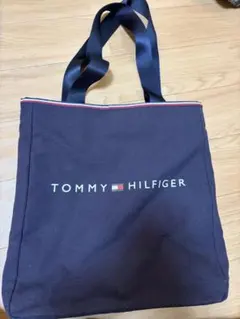 TOMMY HILFIGER ネイビー トートバッグ