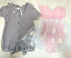 tête à tête ワンピースセット 70cm 6-9M