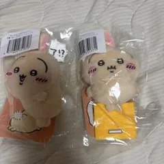 うさぎだらけくじ　E賞　ぬいぐるみバッジ ハァ！？ フーッ... の2点セット