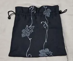 浴衣 着物 巾着袋 黒