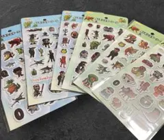 AIモンスターシール　イタリアンブレインロット風シール　6種類　　ぷくぷくシール