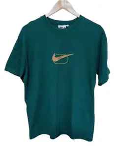 90s Nike グリーンTシャツ JUST DO IT　古着