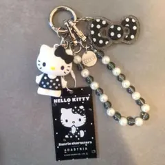 HELLO KITTY DOT PVC キーチャーム 黒のサムネイル