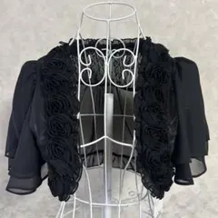 新品　axes femme ボレロ ブラック 半袖のサムネイル