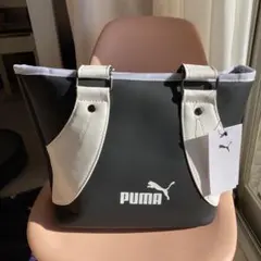 PUMA FOG Classic Round Tote ブラック/ホワイト