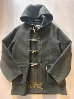 【美品】組曲 purete ピュレテ ダッフルコート オリーブ 9号 刺繍ロゴ
