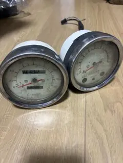 ヤマハ　SR400 500 純正スピードメーター　タコメーター　セット