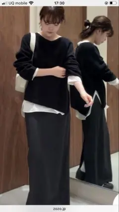 昨年春夏未使用GALLARDAGALANTE コットンリネンオーバーニット