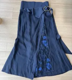 タグ付き　mame kurogouchi 刺繍スカート　サイズ2のサムネイル