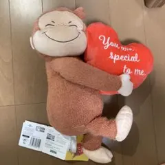 おさるのジョージ　LLぬいぐるみ　ビッグハート