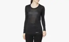 C3fit 吸汗速乾 持続涼感 UV抗菌防臭 ストレッ長袖 黒 ほぼ新品