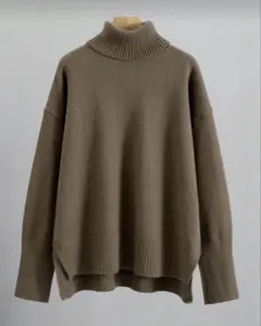 もちもちタートルネック セーターニット