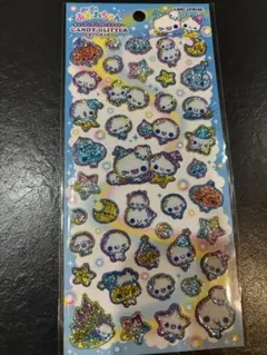 ぷくぷくあわわちゃん キャンディグリッターステッカー シール