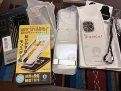iPhone 14 Pro用 ケースとガラスフィルムのセット