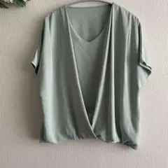 （447）　illino  イルリノ　シャツブラウス　くすみカラー　サイズ40