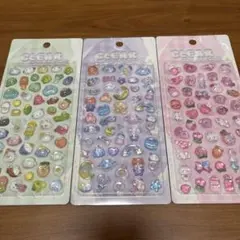 吉田産業 クリアぷくぷくキャンディシール　３個