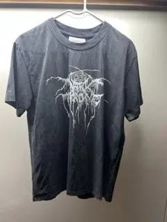 LYFT/リフト デスメタルロゴヴィンテージメッシュTシャツ アイボリー
