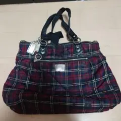 COACH コーチ ポピー トートバッグ チェック柄 大容量