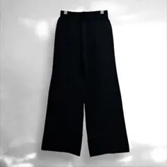 ANDSEARCH イージーワイドパンツ ゴムウエスト　センターラインM（A2