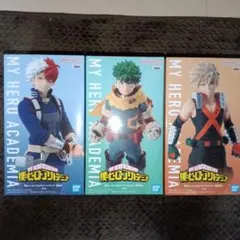 「新品未開封」僕のヒーローアカデミア 緑谷出久　爆豪勝己 轟焦凍 セット