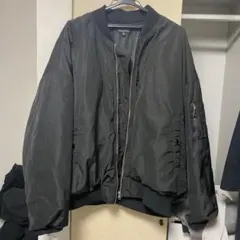 ブラック MA-1 フライトジャケット