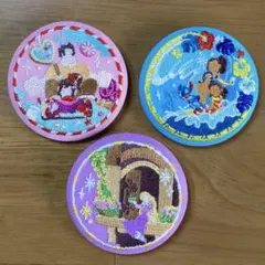 ディズニー刺繍缶バッジ２　3個セット