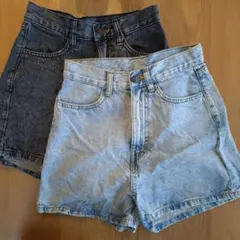 WEGO デニムショートパンツ 2色セット