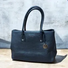 FURLA 大容量 レザー トートバッグ ブラック ゴールド A4 肩掛け