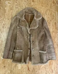 極希少☆Scappino シープムートンコート ジャケット ファー スペイン