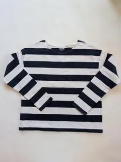 earth　music＆ecology　ボーダー 長袖Tシャツ　ロンT　サイズL