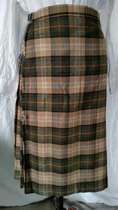 ScotchHouse　ウールキルト巻きスカートのサムネイル