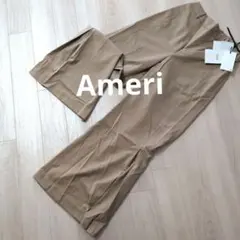 タグ付きAmeriHEM TUCK STRAIGHT WIDE PANTS