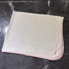 ラルフローレン 夏用ベビーブランケット アルファベット柄 ピンク