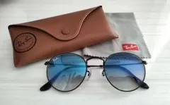 Ray-Ban サングラス ラウンドメタル　RB3447 002/3F【超美品】
