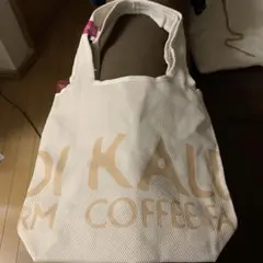 KALDI トートバッグ ベージュ キャンバス　2026年福袋