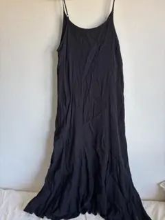 earth music&ecology ブラックキャミワンピース